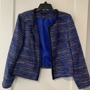 Jcrew tweed blue blazer